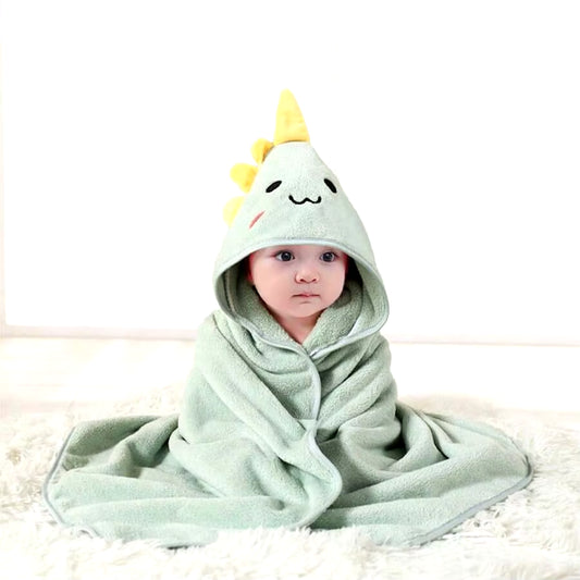 Hooded Swaddle Wrap Cartoon Baby Bath Towels Soft Newborn Towel Blanket Cute Toddler Bathrobe Warm Sleeping Bed Set Boys Girls