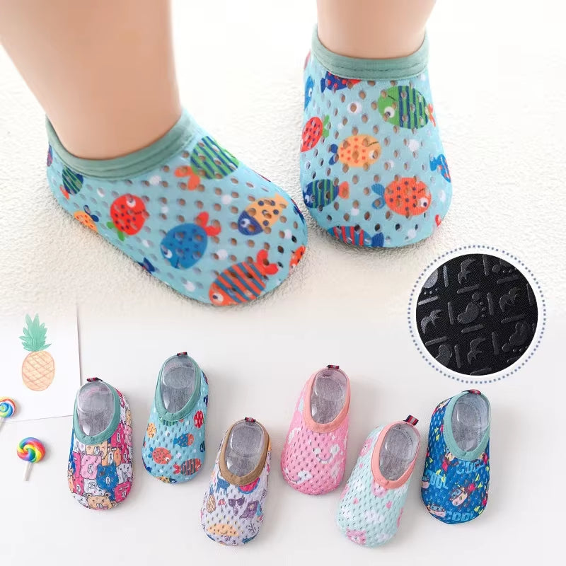 Children Beach Shoes Baby Soft Floor Indoor Slipper Snorkeling Swim Socks Boys and Girls Anti-Slip Home Barefoot Kids Slippers