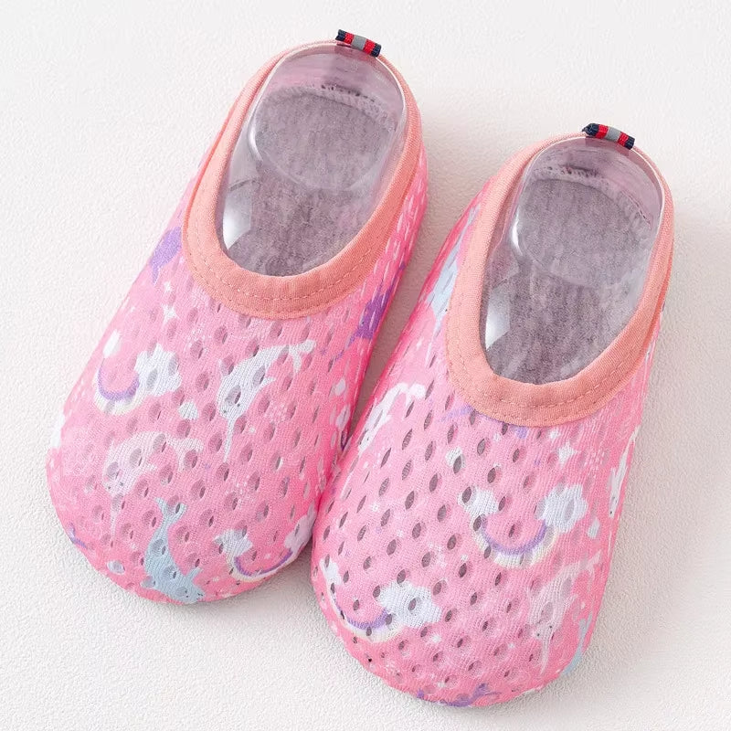 Children Beach Shoes Baby Soft Floor Indoor Slipper Snorkeling Swim Socks Boys and Girls Anti-Slip Home Barefoot Kids Slippers